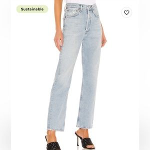 AGOLDE Mid Rise Loose Fit Jeans